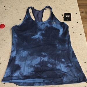 Under Armour Women's Tie-Dye Blue Tank Top